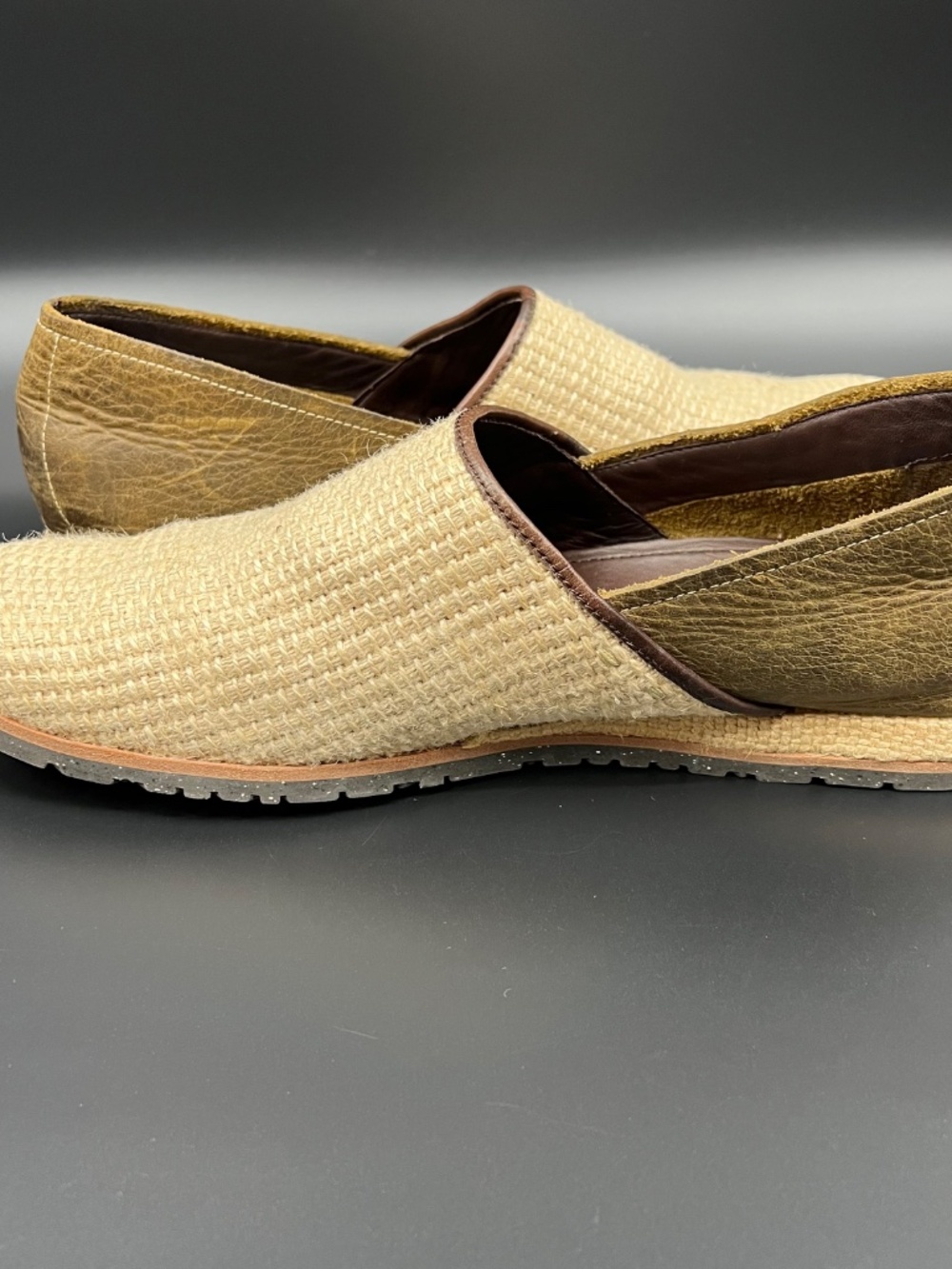 Vintage Cole Haan Nike Air Woven Hemp Loafers Slip-On Men's Size 13M Rare - Picture 6 of 10
